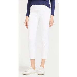 J. MCLAUGHLIN Newport Straight Leg Capri Cropped Pants White Size SMALL NWOT